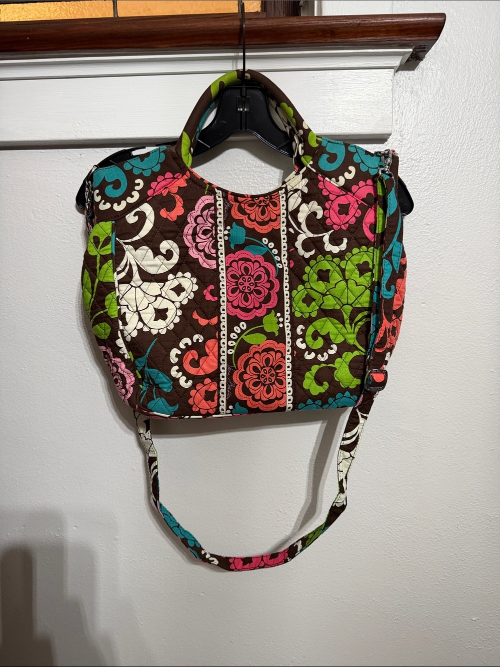 Vera Bradley Quilted Floral Tote — Multi-Color